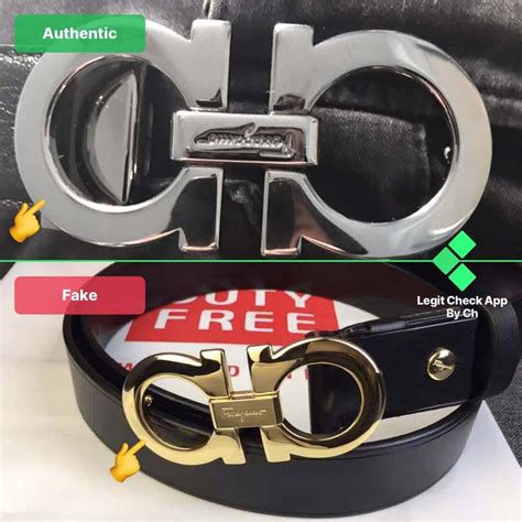 real vs fake red ferragamo belt|Ferragamo knockoff.